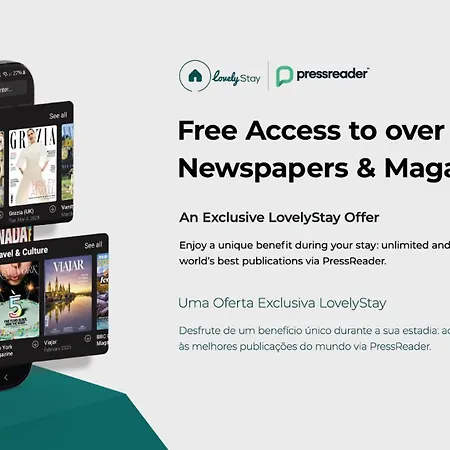 Lovelystay - Modern Loft With Gym & Free Parking Minutes Away From Cbd Porto